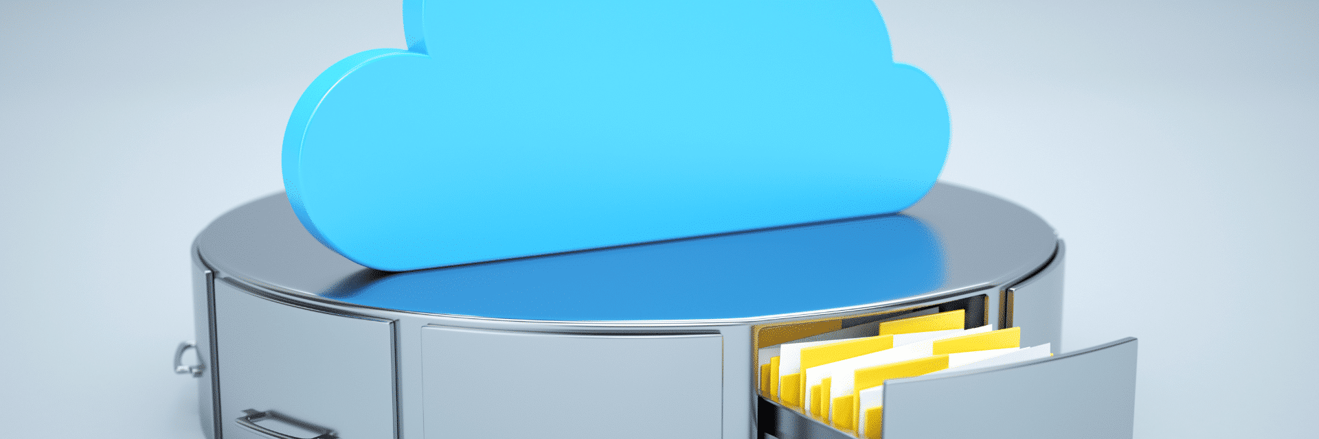 Mit einem digitalen Archiv bewahren Sie dokumente platzsparend und sicher auf.