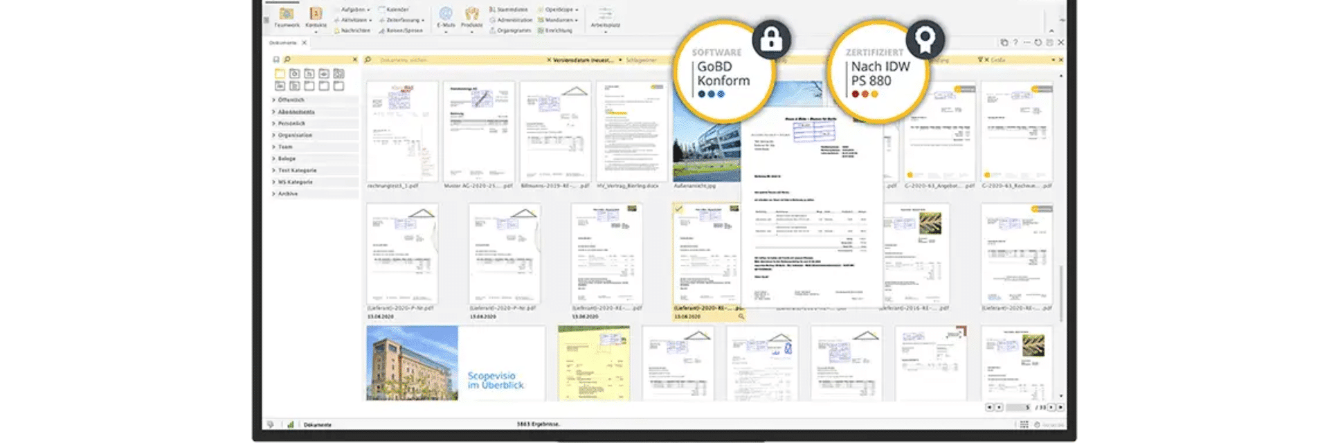 Scopevisio ist GoBD-konform