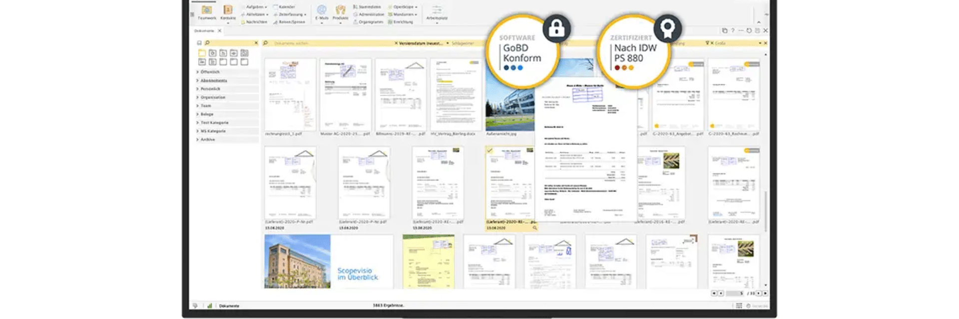 Scopevisio ist GoBD-konform