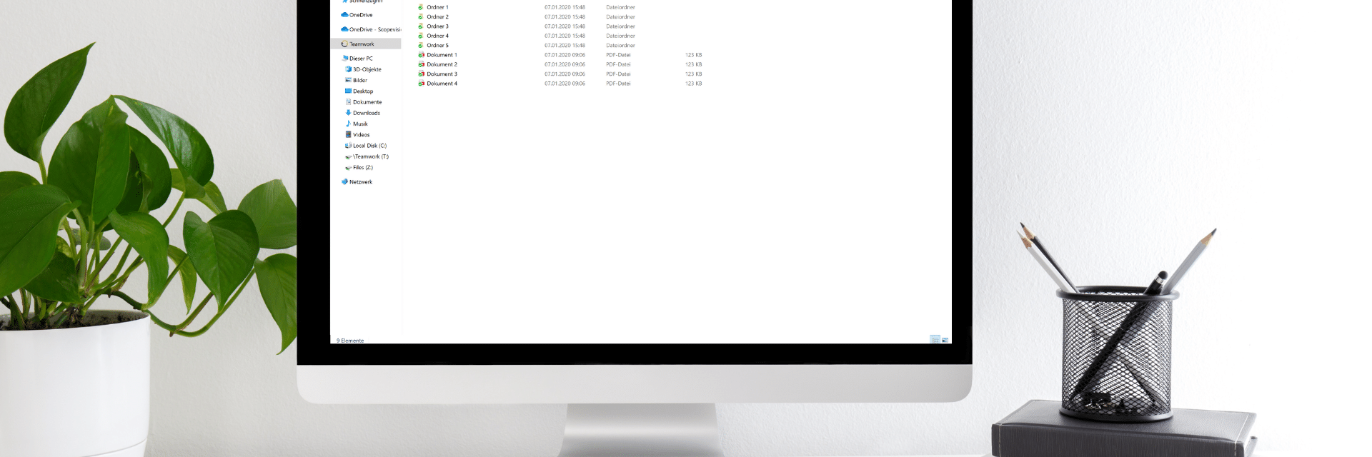 Teamwork, das Dokumentenmanagementsystem (DMS) von Scopevisio, ist auch als Desktop-Client verfügbar.