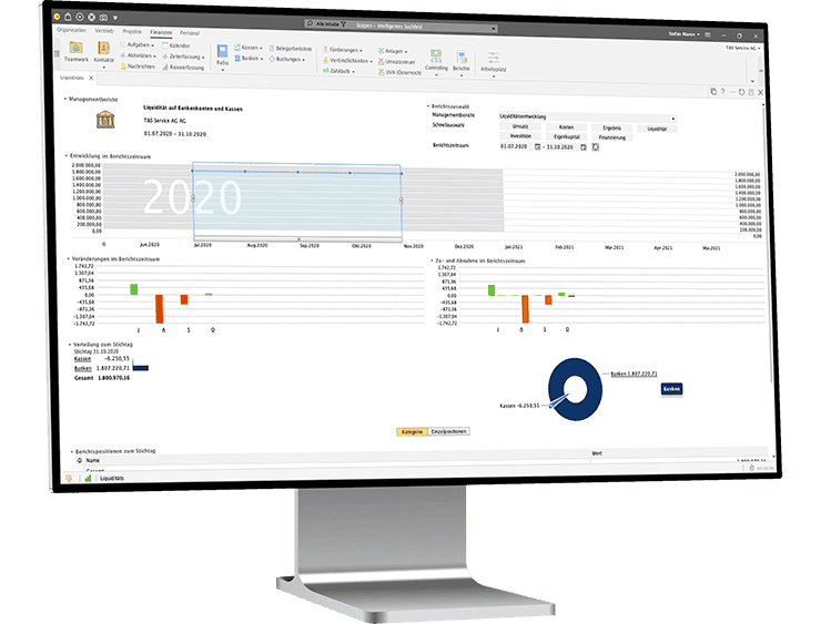 desktop monitor left finanzen berichte individuell