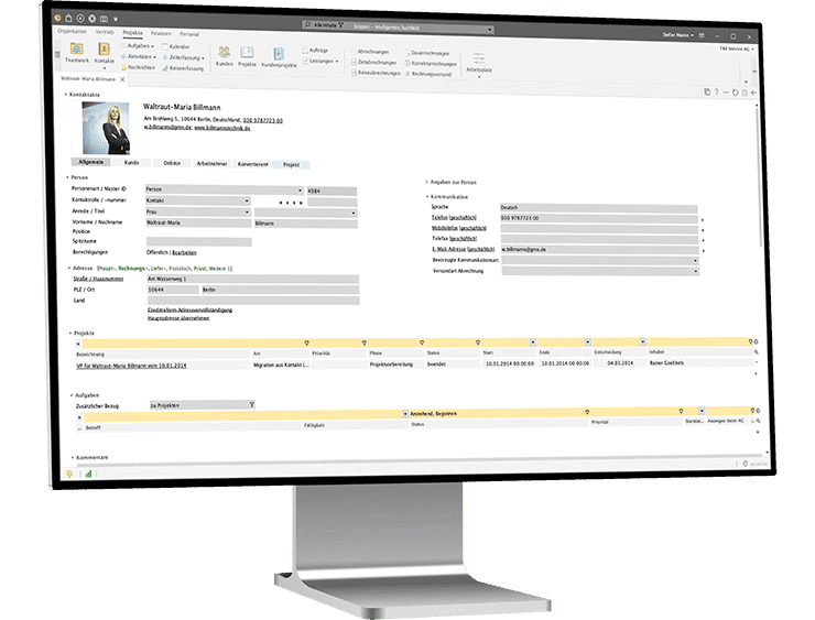 desktop monitor left organisation kontakte 360 grad blick
