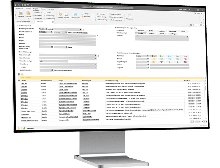 desktop monitor left organisation kontakte transparent