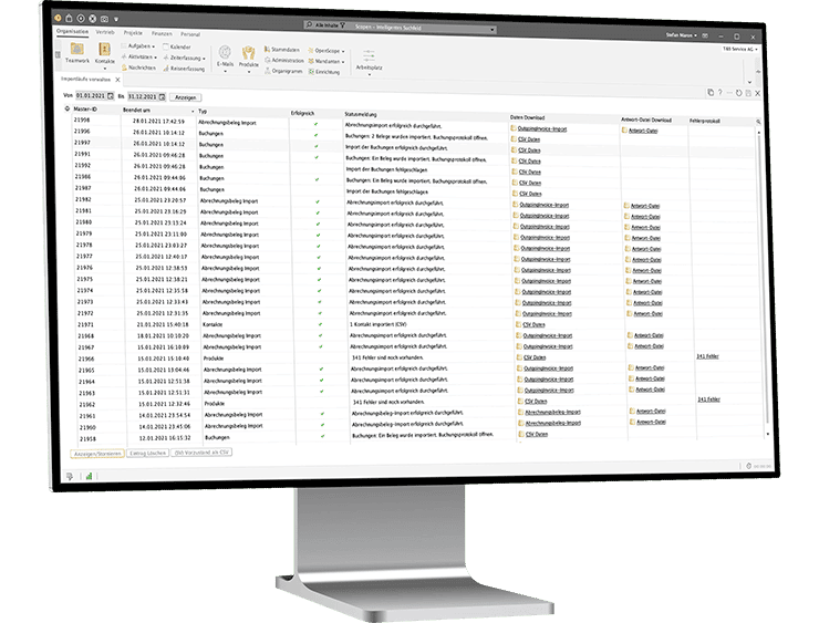 desktop monitor left organisation openscope import