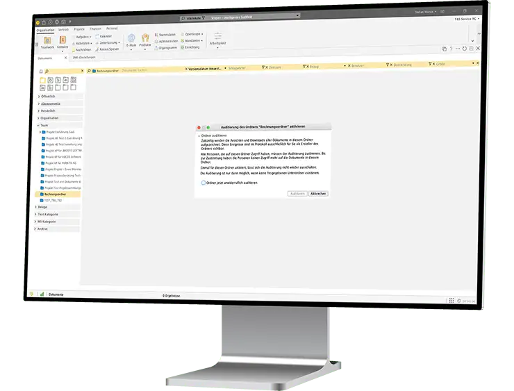 desktop monitor right dms ecm auditierung datenschutz
