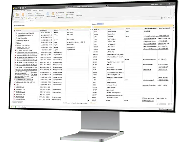 desktop monitor right dms ecm dateiablage dokumentablage