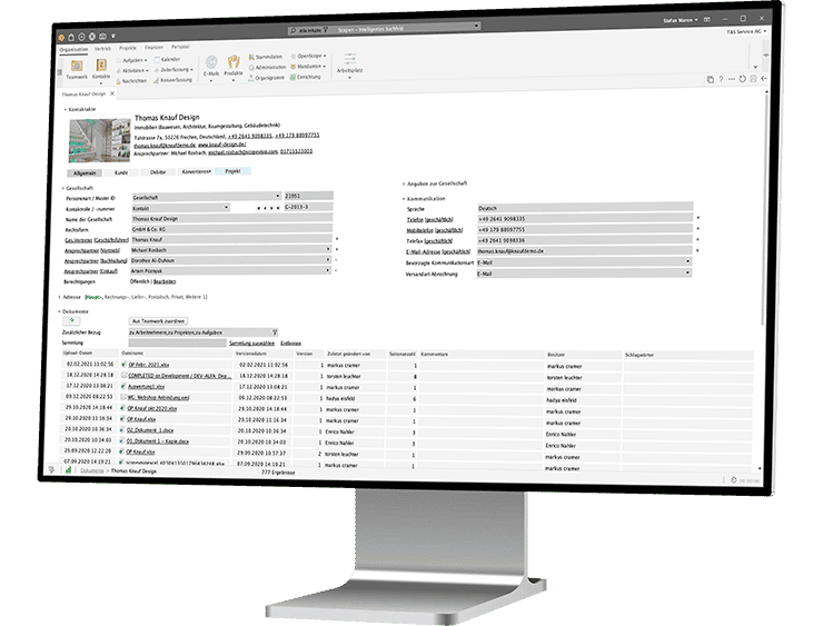desktop monitor right organisation dms teamwork 360 blick