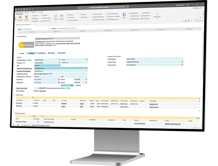desktop monitor right organisation projekte teamwork