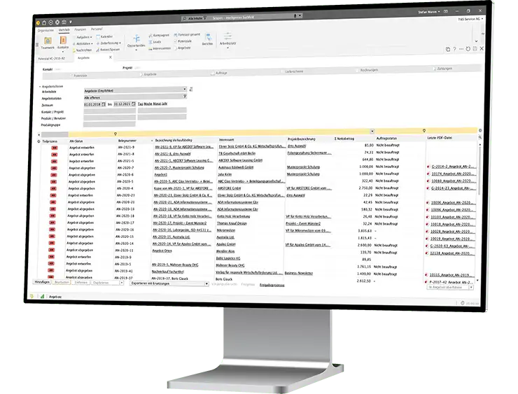 desktop monitor right vertrieb angebote produktives arbeiten