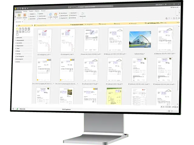 scopevisio desktop monitor header right finanzen dms teamwork header
