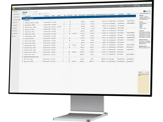 scopevisio desktop monitor header right personal lohn gehalt header